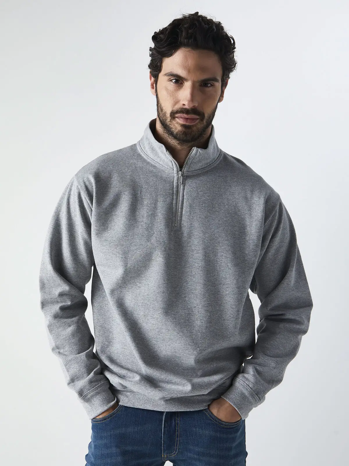 zip neck sweat zip neck sweat