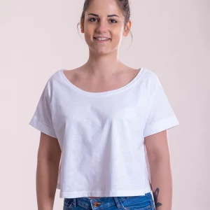 t shirt donna crop
