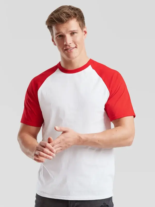 valueweight short sleeve baseball t