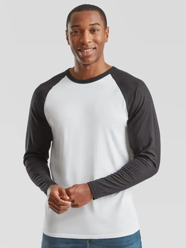 valueweight long sleeve baseball t