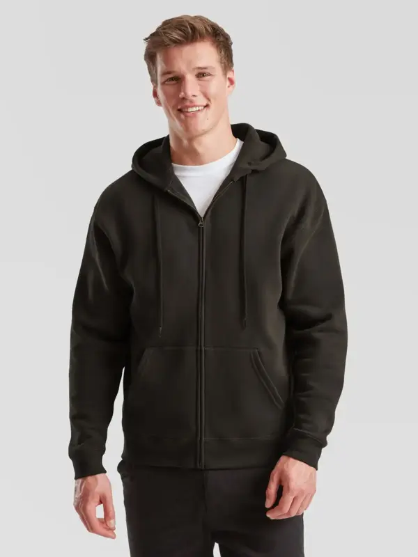 premium hooded sweat jacket