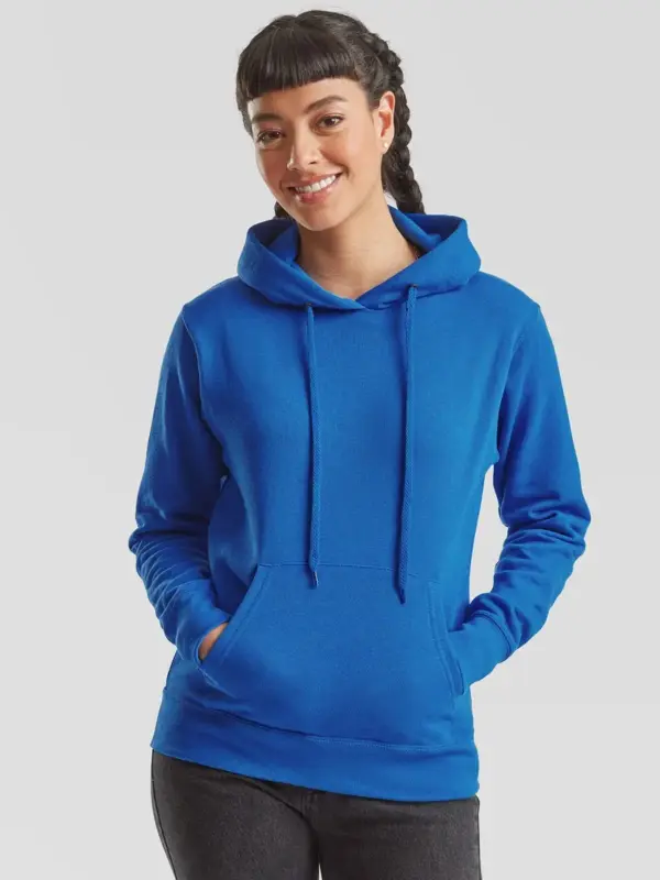 ladies classic hooded sweat