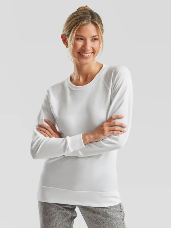 ladies lightweight raglan sweat
