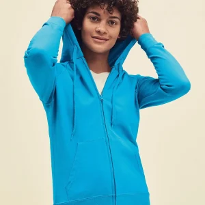 ladies lightweight hooded sweat jacket
