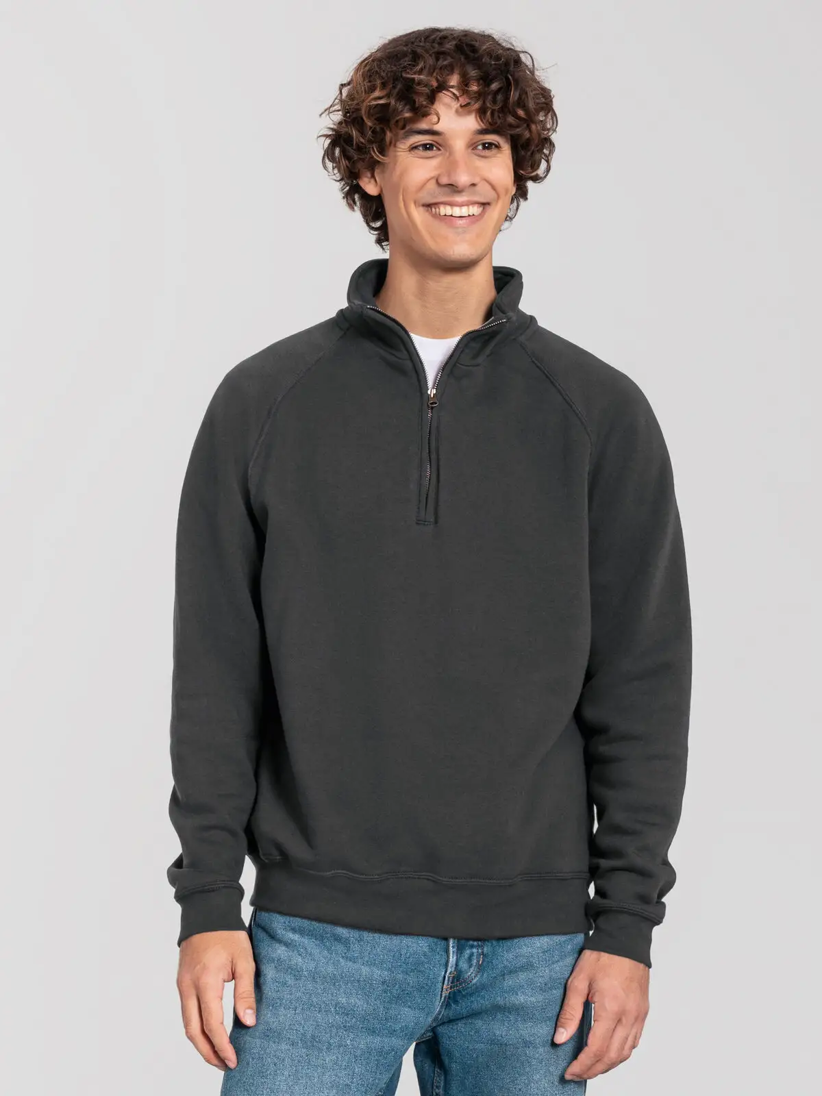iconic premium zip neck sweat iconic premium zip neck sweat