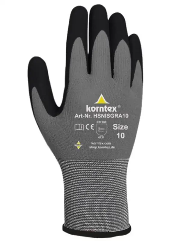 nitrile foam glove