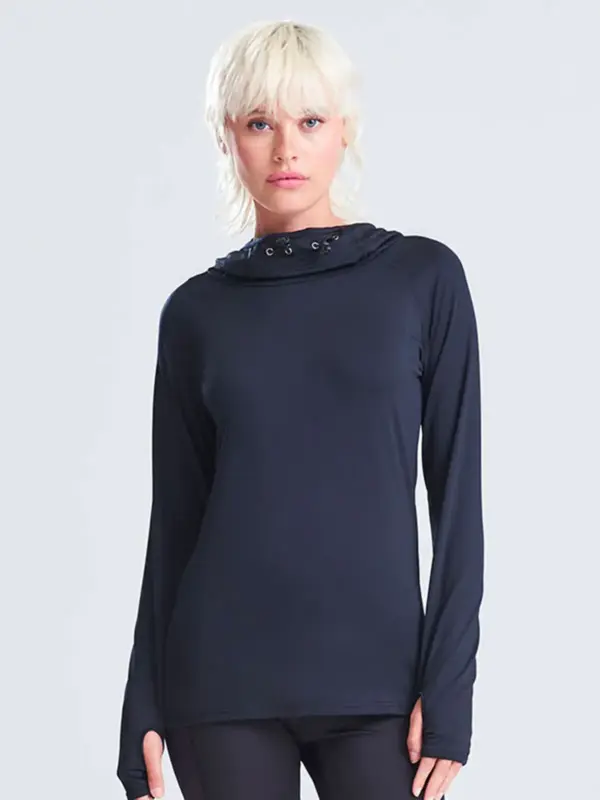 girlie cool cowl neck top