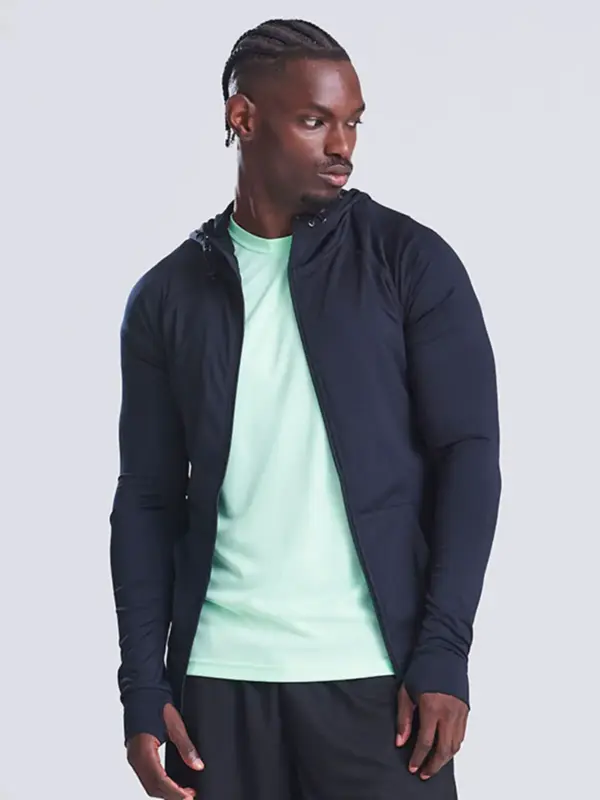 men’s cool contrast zoodie