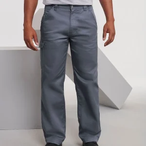 adults’ polycotton twill trousers