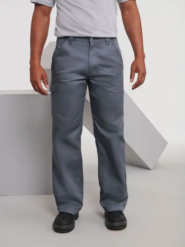 adults’ polycotton twill trousers