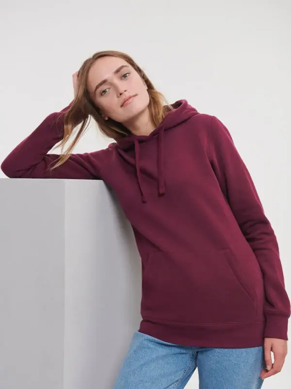 ladies’ authentic hooded sweat