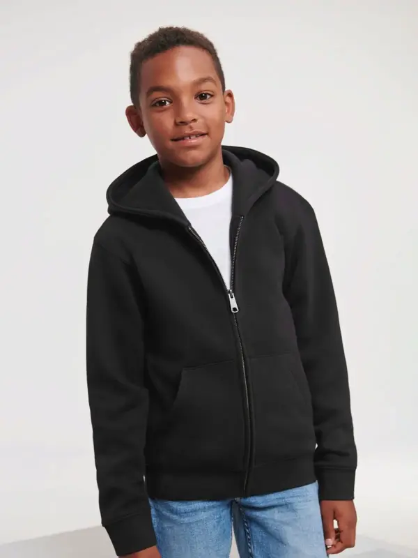kids authentic hooded sweat with zip