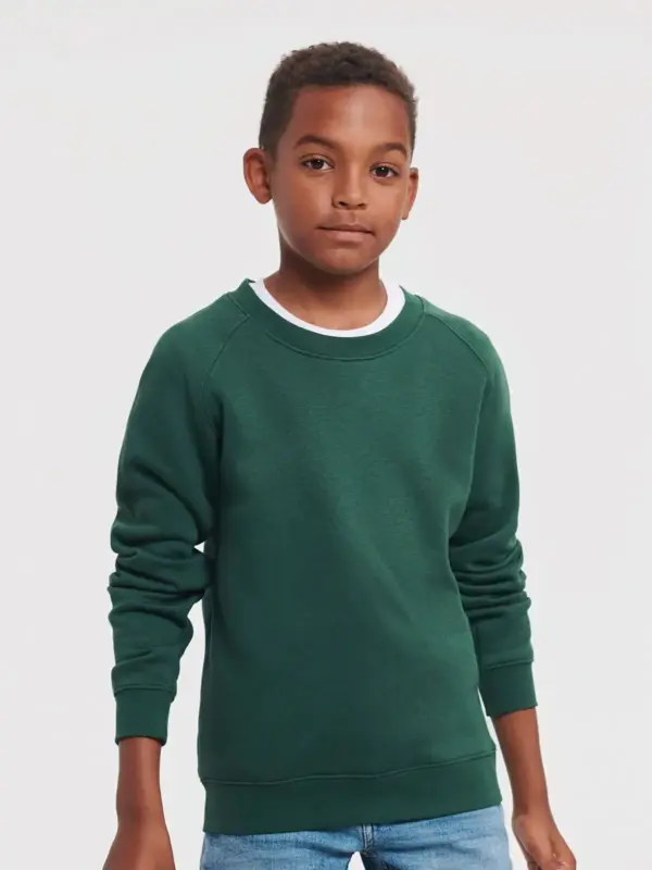 kids authentic raglan sweat