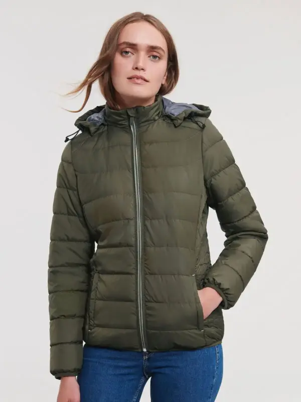 ladies’ hooded nano jacket
