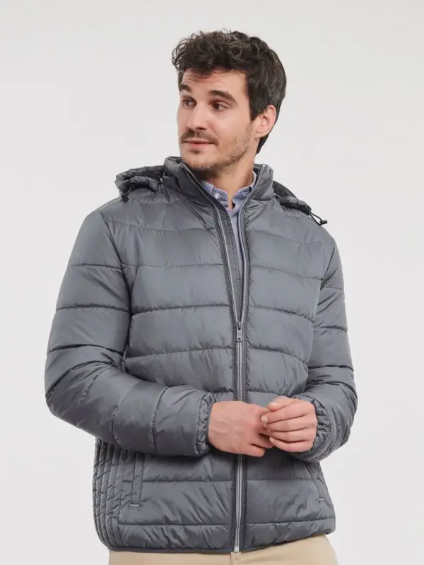 men’s hooded nano jacket