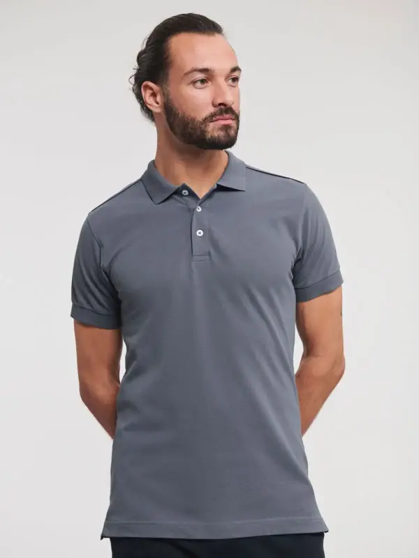 men’s stretch polo