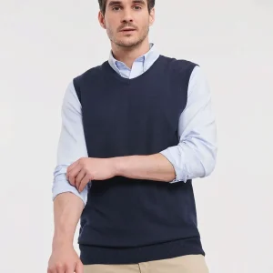 adults’ v neck sleeveless knitted pullover