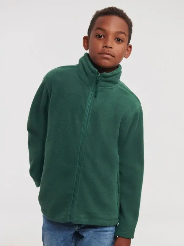 children’s full zip outdoor fleece