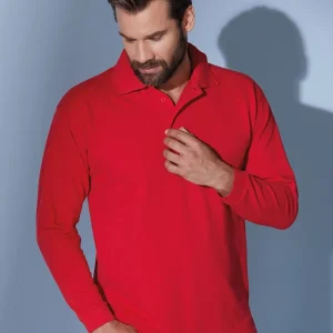 polo piqué long sleeved