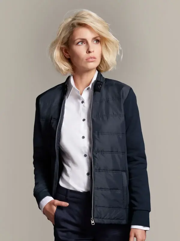 ladies’ hybrid sweat jacket