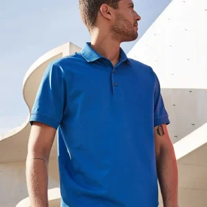 men’s mercerised polo