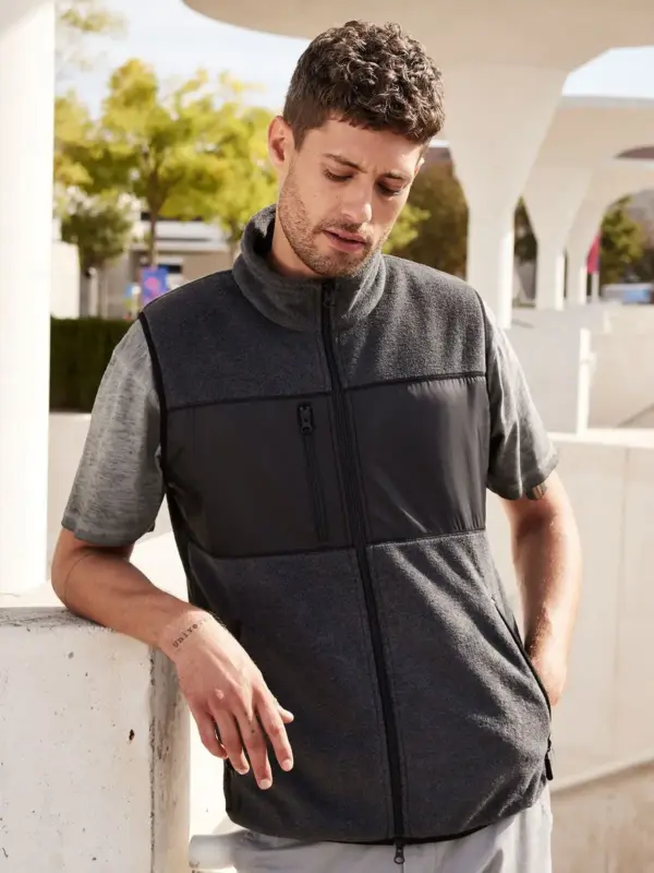 men’s fleece vest