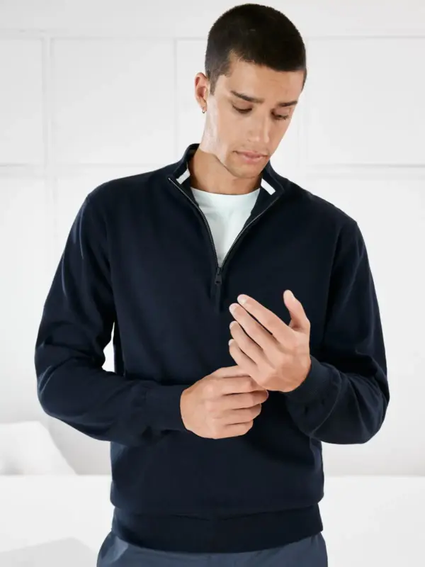 men’s half zip troyer