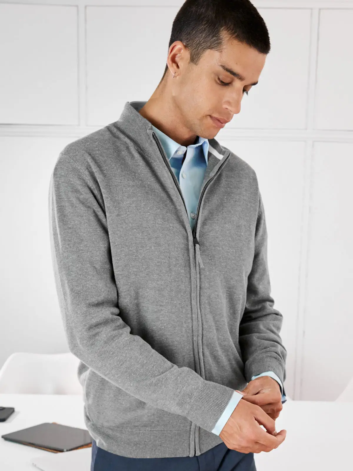 men’s zip cardigan men’s zip cardigan