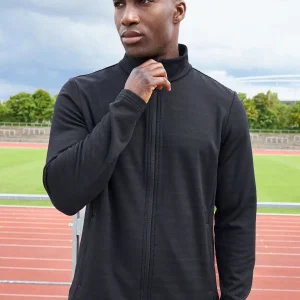 men’s sports structured fleece jacket grs