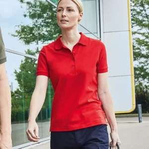 ladies’ bio stretch polo work – solid