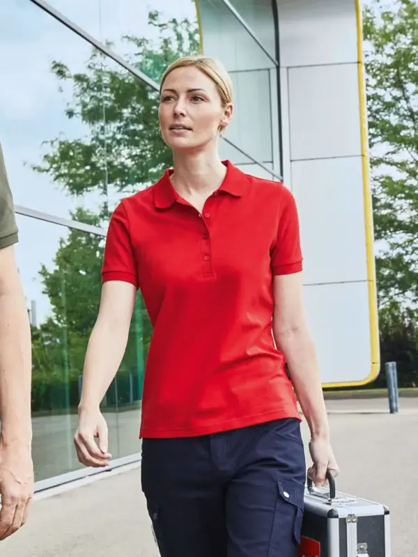 ladies’ bio stretch polo work – solid