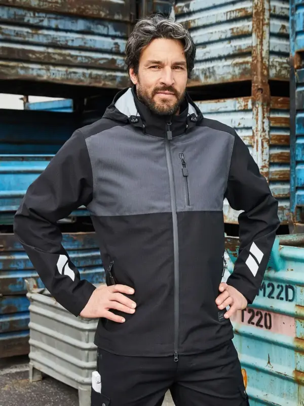 hardshell workwear jacket