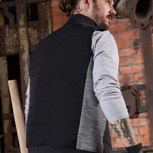 men’s padded hybrid vest