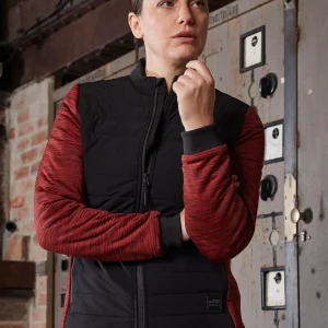 ladies’ padded hybrid jacket