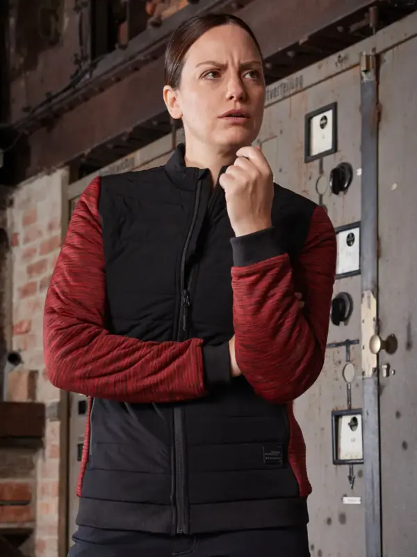 ladies’ padded hybrid jacket