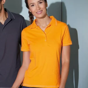 ladies’ elastic polo