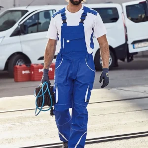 workwear pants with bib – color