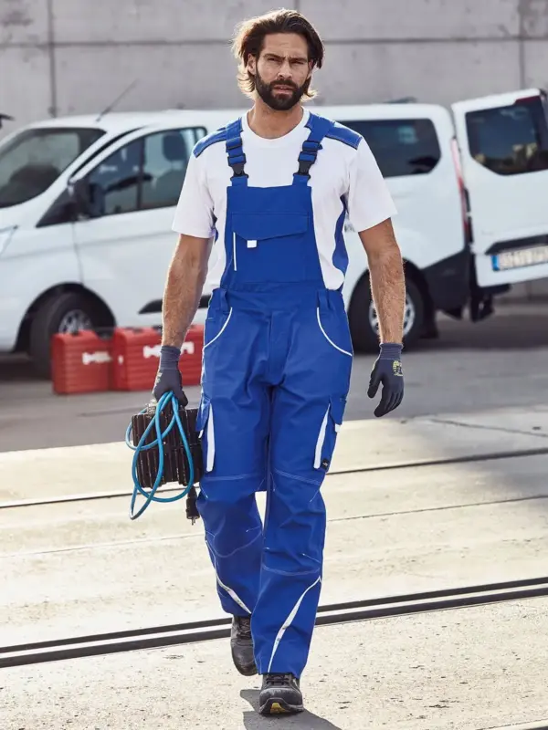 workwear pants with bib – color