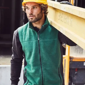 men’s workwear fleece vest – strong