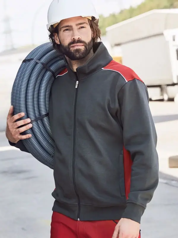 men’s workwear sweat jacket – color