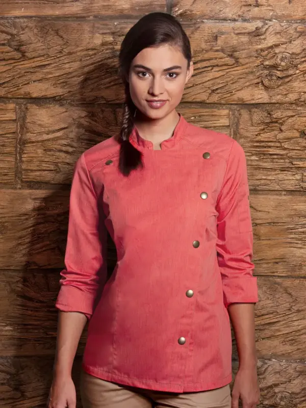 ladies’ chef jacket jeans style