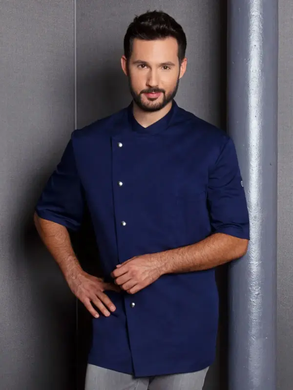chef jacket gustav short sleeve