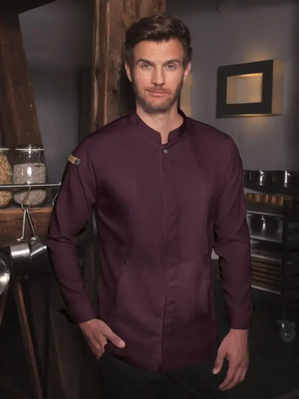 chefs jacket long sleeve green generation