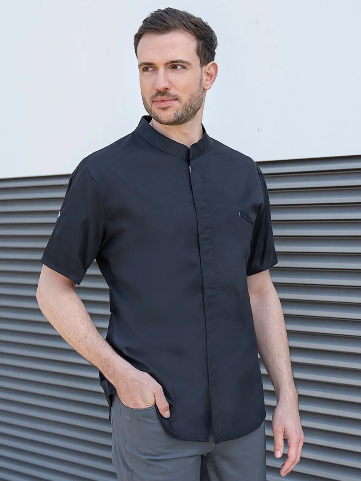 short sleeve chef jacket modern touch short sleeve chef jacket modern touch
