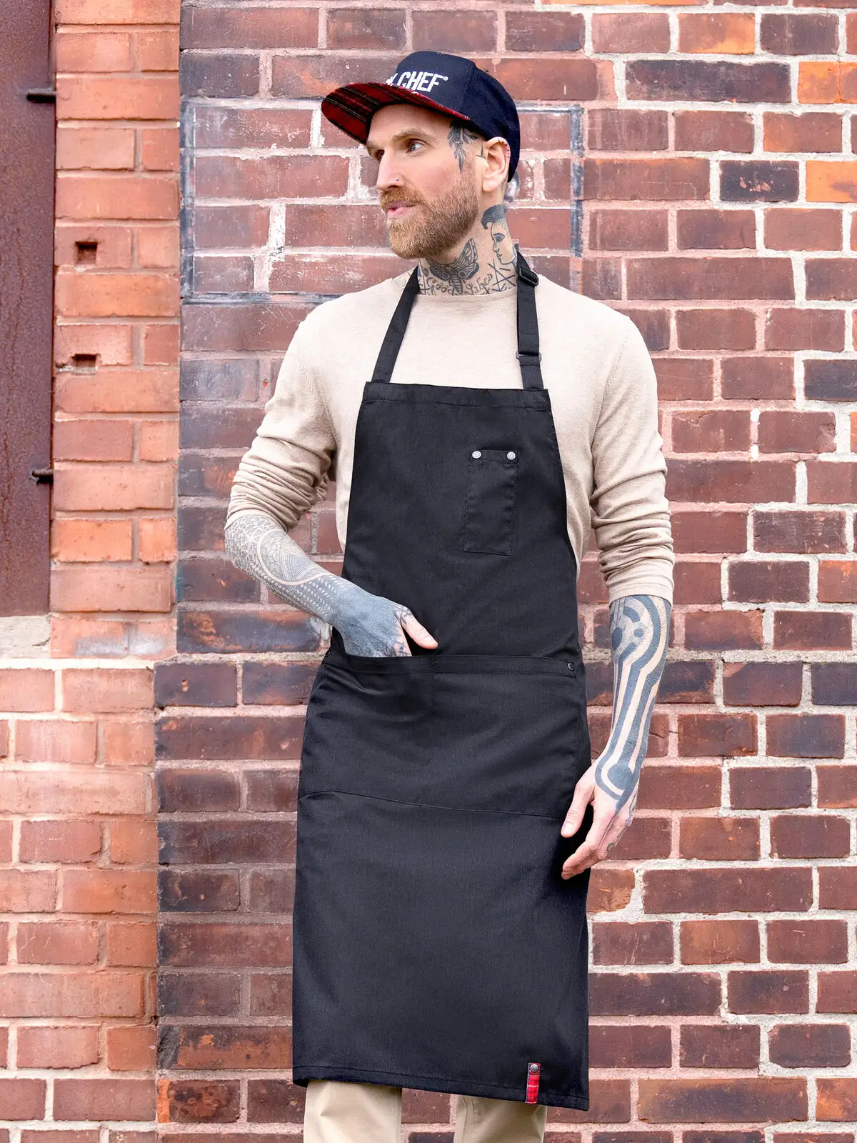grembiule rock chef® stage2 con fibbia e tasca grembiule rock chef® stage2 con fibbia e tasca