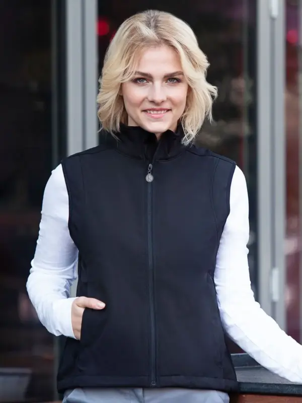 ladies’ softshell waistcoat classic