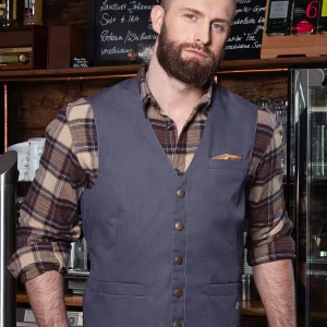 men’s waistcoat jeans style