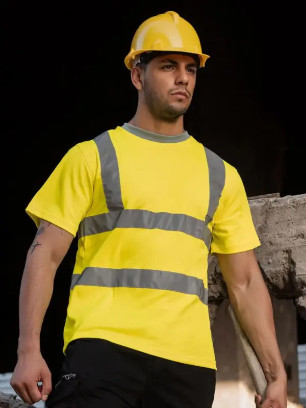 hi viz poly cotton shirt