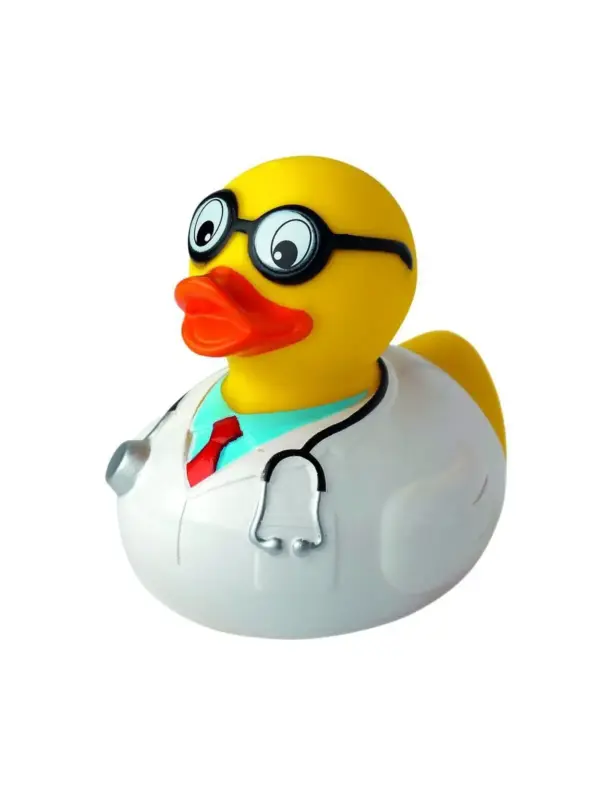 squeaky duck, professor