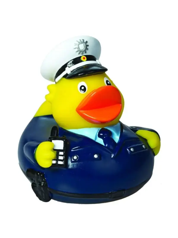 squeaky duck, policeman